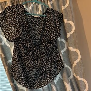 Sienna Sky Black Floral Blouse